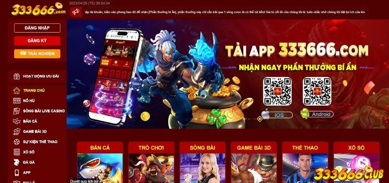 Đăng ký 333666 thành công bạn sẽ được chinh phục kho game đẳng cấp