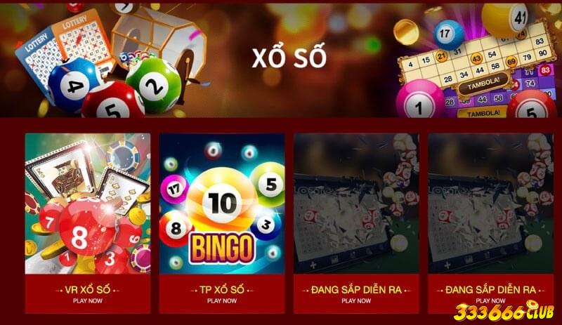 Kho game phong phú của nhà cái 333666