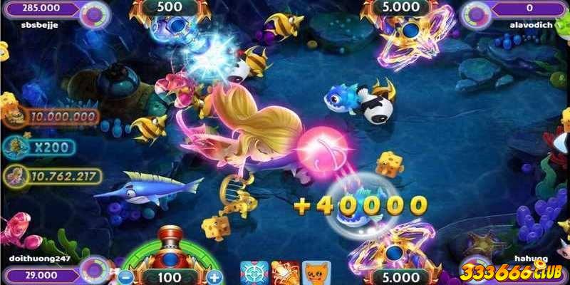 Tựa game bắn cá tiểu tiên cá hỗ trợ cho tân binh kho vật phẩm đa dạng